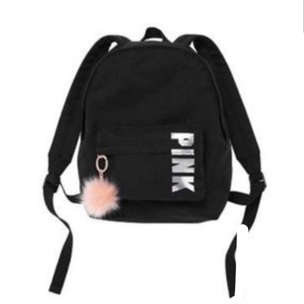 New Vs pink MINI backpack Black
